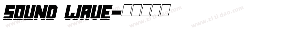 Sound Wave字体转换
